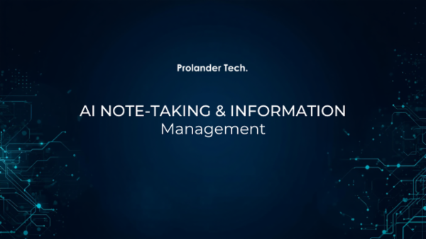 AI Note-Taking & Information Management cover