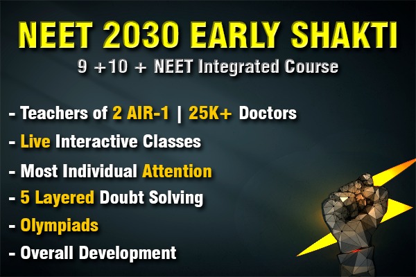 NEET 2030 Early Shakti for Class 9 Integrated cover