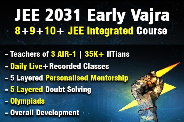 JEE 2031 Early Vajra for Class 8 Integrated cover
