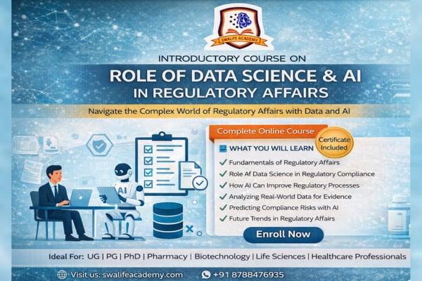Role of Data Science & AI in Regulatory Affairs cover