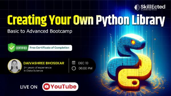 Creating Your Own Python Library – Basic to Advanced Bootcamp   cover