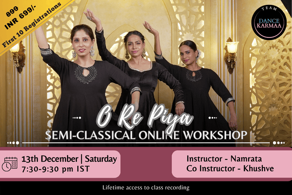 O Re Piya – Semi-Classical Online Workshop cover