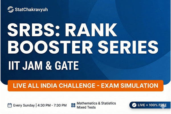 SRBS: IIT JAM & GATE Rank Booster Series (Live Edition) cover