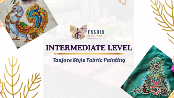 INTERMEDIATE LEVEL TANJORE STYLE FABRIC PAINTING cover