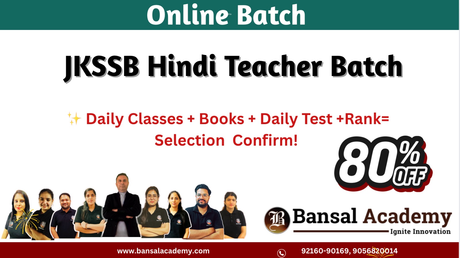 JKSSB Hindi Teacher Batch cover