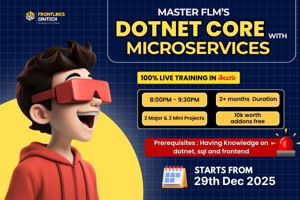 DotNet Core with Microservices by FLM Dec 2025 cover