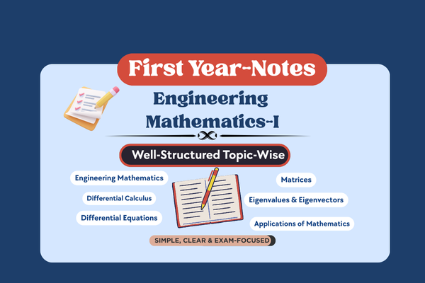 Engineering Mathematics-I Notes cover
