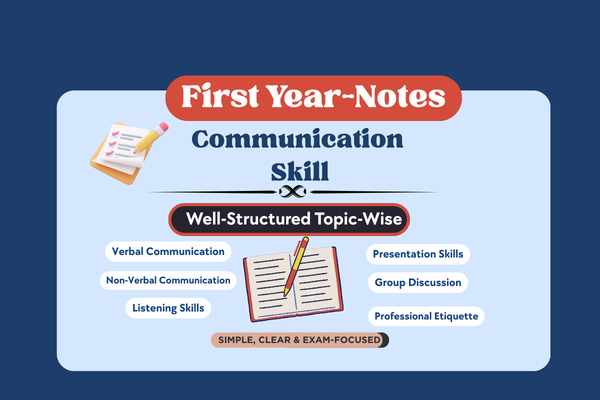 Communication Skill Notes cover