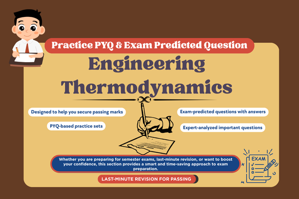 Engineering Thermodynamics PYQ and Expected Question cover