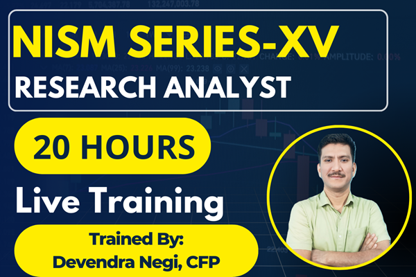 NISM Series-XV: Research Analyst Certification Live Training Jan 2026 Batch cover