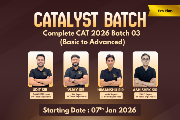 Complete CAT 2026 Batch 03 (Basic to Advanced) | CATalyst Batch - Pro Plan cover