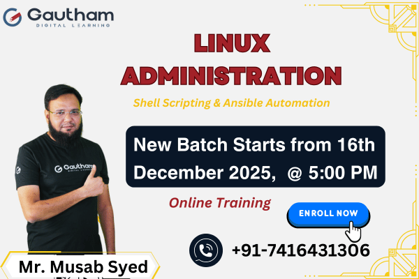 Linux Administration - New Batch Starts from 16th December 2025, 5:00 PM cover