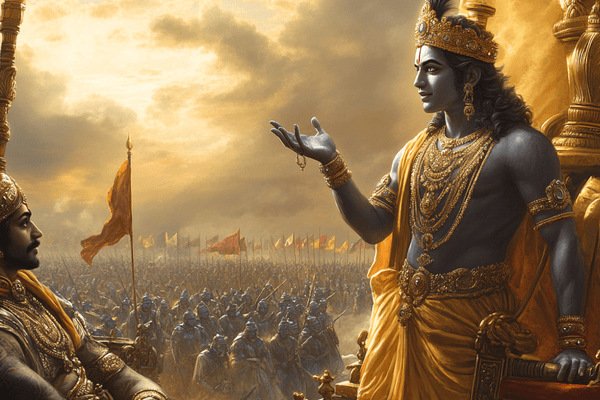 Walking with Krishna cover