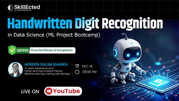 Handwritten Digit Recognition in Data Science (ML Project Bootcamp)  cover