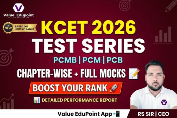 KCET Test Series 2026 – Full Syllabus (PCMB) cover