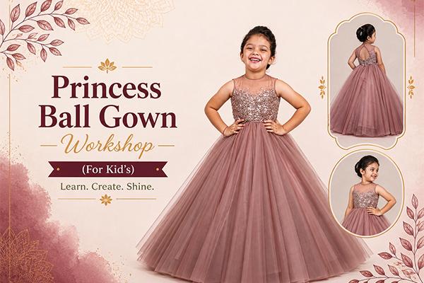 Princess Ball Gown Workshop (For Kid's) cover