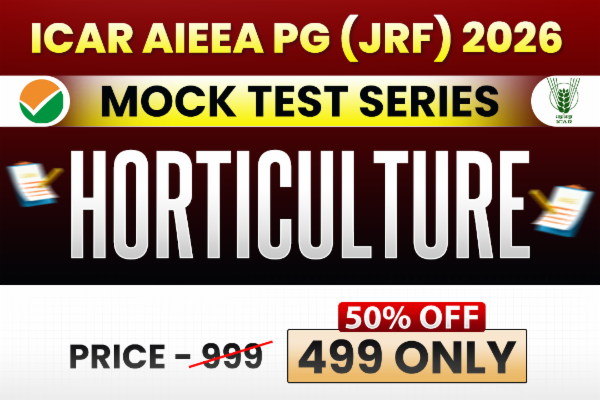 ICAR PG (JRF) Horticulture 2026 Mock Test cover