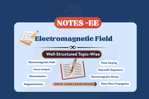 Electromagnetic Fields Notes cover
