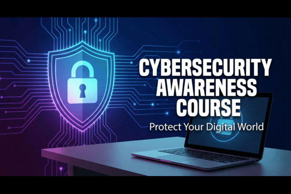 Cybersecurity awareness (phishing, password hygiene, secure browsing) cover