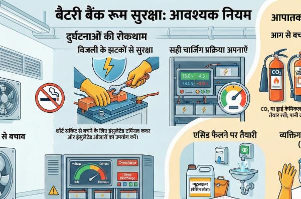 Safety in Battery Bank Room cover