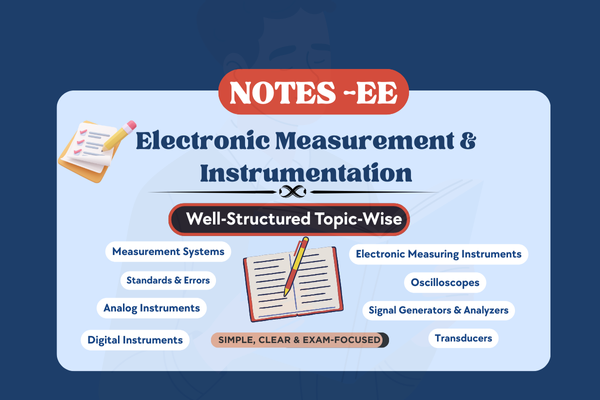 Electronic Measurement & Instrumentation Notes cover