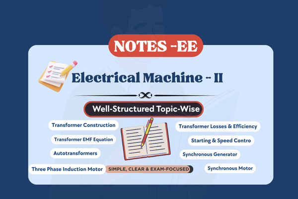 Electrical Machine - II Notes cover