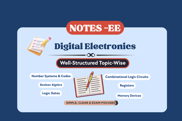 Digital Electronics Notes cover