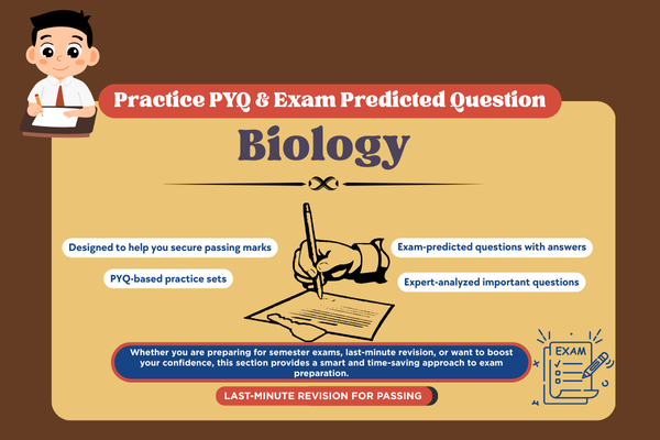 Biology Notes PYQ and Expected Question cover
