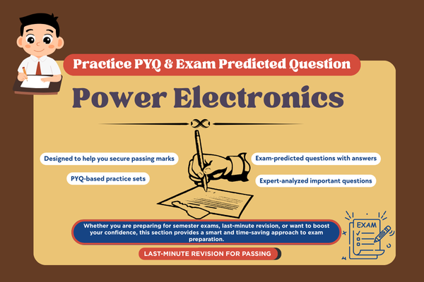 Power Electronics PYQ and Expected Question cover