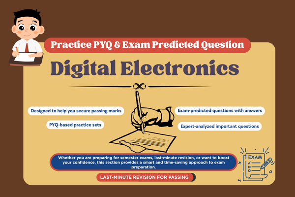 Digital Electronics PYQ and Expected Question cover