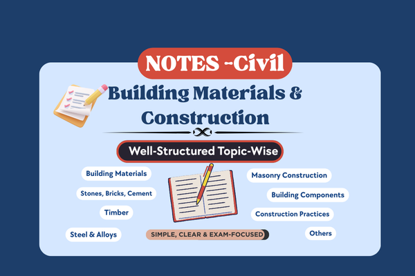 Building Materials and Construction Notes cover