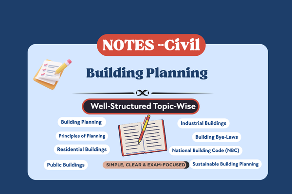 Building Planning Notes cover