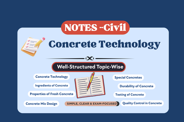 Concrete Technology Notes cover