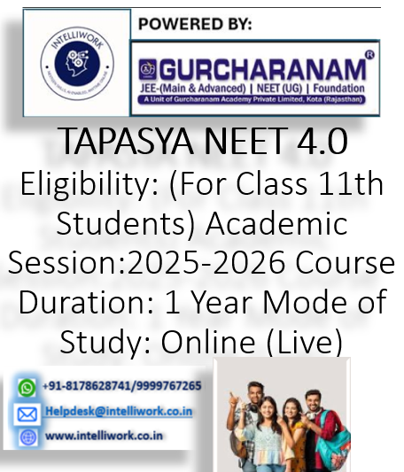 I-LAKSHAY, TAPASYA NEET 4.0 cover