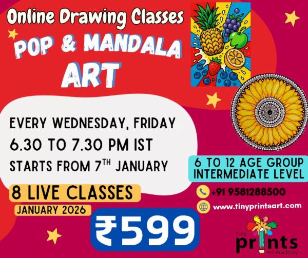 6 to 12 Age Group Wednesday - Friday January 2026 Batch cover