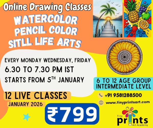 6 to 12 Age Group Monday, Wednesday, Friday January 2026 Batch cover