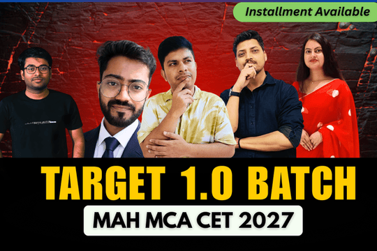 Mah Mca Cet 2027- Target 1.0 Batch cover