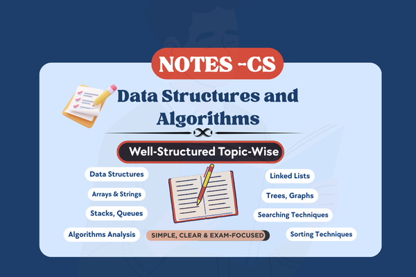 Data Structures and Algorithms Notes cover