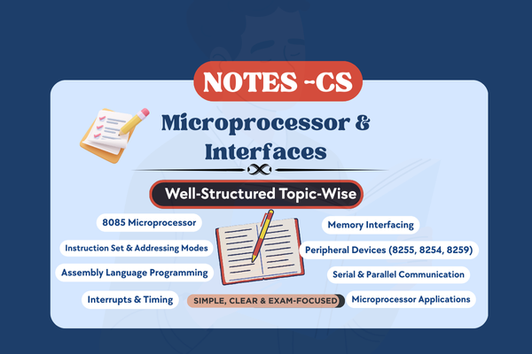 Microprocessor & Interfaces Notes cover