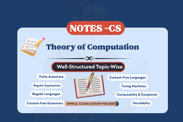 Theory of Computation Notes cover