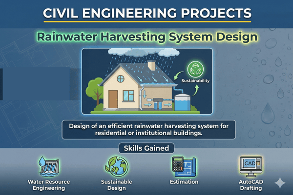Rainwater Harvesting System Design Project cover