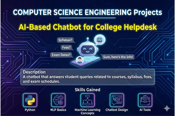 AI-Based Chatbot for College Helpdesk cover