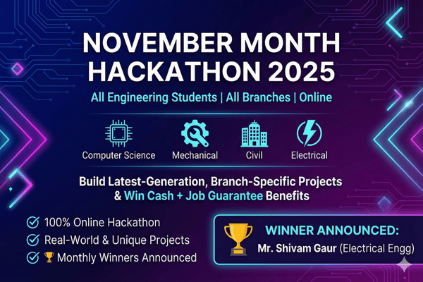 November Month Hackathon 2025 cover