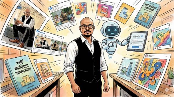 Gemini AI Design Masterclass: প্রফেশনাল ইমেজ ও ক্রিয়েটিভ অ্যাড তৈরি cover