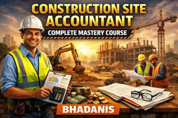 CONSTRUCTION SITE ACCOUNTANT COMPLETE MASTERY COURSE cover