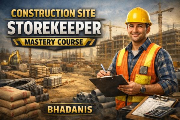 CONSTRUCTION SITE STOREKEEPER MASTERY COURSE cover