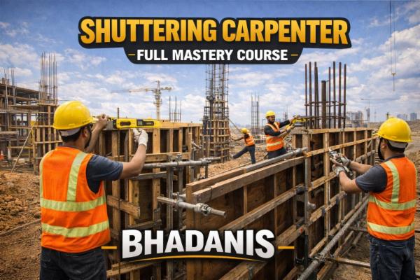 SHUTTERING CARPENTER FULL MASTERY COURSE cover