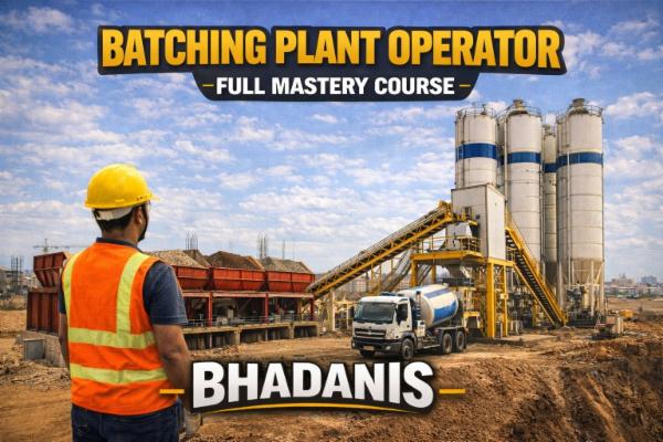 BATCHING PLANT OPERATOR FULL MASTERY COURSE cover