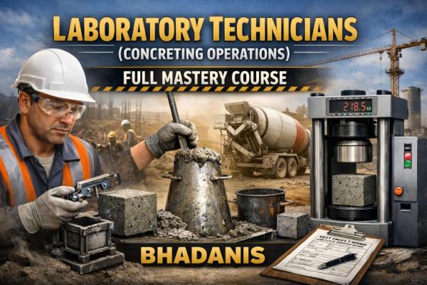 LABORATORY TECHNICIANS (CONCRETING OPERATIONS) FULL MASTERY COURSE cover