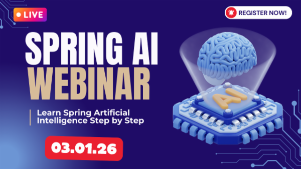Webinar - Spring GenAI live course cover